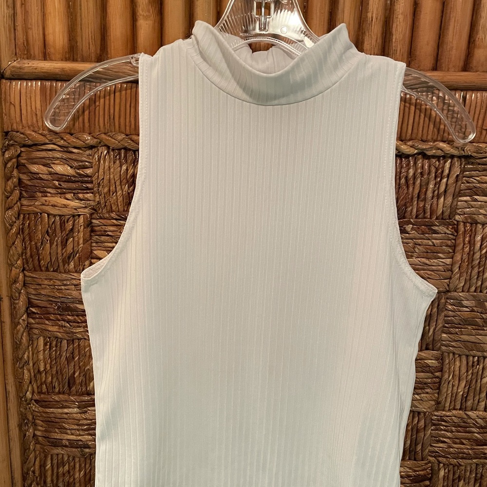 NASTY GAL mock sleeveless turtle neck tank
